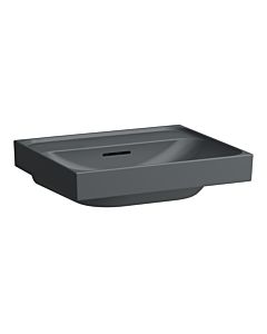Laufen Meda washbasin H8101127581091 55x46cm, built-under, with overflow, without tap hole, matt graphite