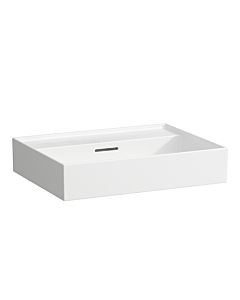 LAUFEN Kartell vasque H8103330001091 , 60x46cm, blanc , avec trop-plein, sans trou pour robinet, céramique saphir