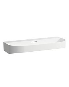 LAUFEN Sonar H8163470001091 lavabo H8163470001091 100x42cm, inférieure au sol, au mur monté, avec trop - plein, sans trou de coulée, blanc