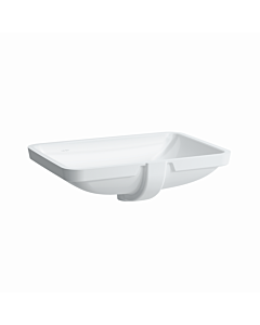 Laufen Pro S Einbau Waschtisch 8119680001091 59,5x43cm, weiß, ohne Hahnloch, mit Überlauf