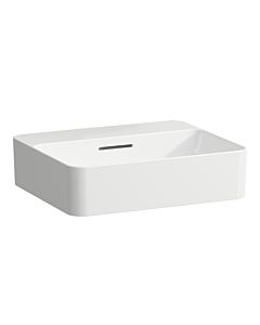 Laufen Val vasque H8122807571091 45x38cm, blanc mat, avec trop-plein, sans trou pour robinet