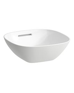 Laufen INO Waschtisch-Schale 8123004001091, LCC, 35x36cm, ohne Hahnloch, mit Überl., Saphirkeramik