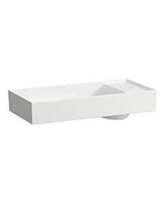Laufen Kartell Waschtischschale 8123324001581,  75x35cm, weiß LCC, 3 Hahnlöcher, Saphirkeramik