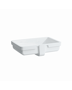 Laufen Living City Einbauwaschtisch 8124310001551 54,5 x 36 cm, weiß, ohne Hahnloch, glasiert