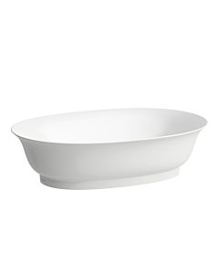 LAUFEN La nouvelle vasque classique H8128527571121 55x38cm, sans trou pour robinet, sans trop-plein, blanc mat
