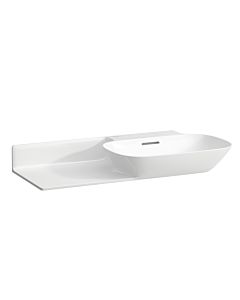 Laufen INO Waschtisch 8133010001091, 90x45cm,  Ablage l., ohne Hahnl., mit Überl., Saphirkeramik