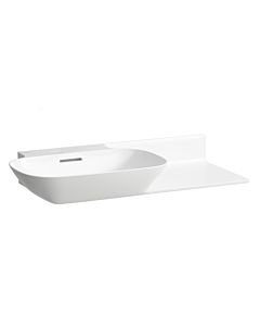 Laufen INO Waschtisch 8133024001091, 90x45cm, LCC, Ablage r., ohne Hahnl., mit Überl., Saphirkeramik