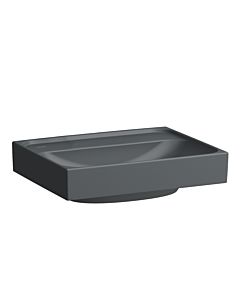 Laufen Meda hand washbasin H8151117581121 45x35cm, built-under, without overflow, without tap hole, matt graphite