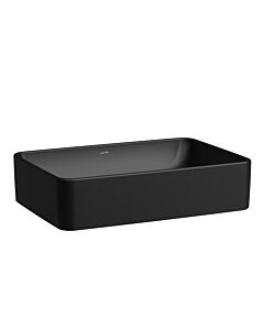 Laufen SAVOY washbasin bowl H8169447161121 38x55cm, rectangular, without overflow, without tap hole, matte black