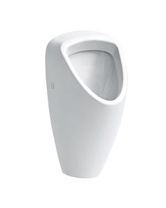 Laufen Caprino Plus Absaug-Urinal 8420624004001 mit Fliege, weiß, Zulauf außen