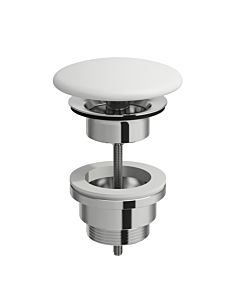 LAUFEN waste valve H8981840000001 white, for washbasin, with valve Bathroom ceramics