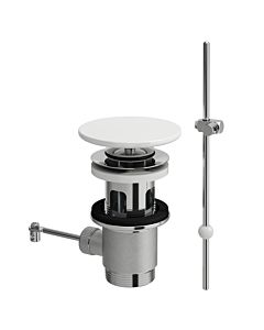 Robinet de vidange H8981917590001 avec tirette, avec Céramique saphir match0, gris mat