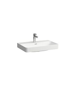 Laufen PRO X Washbasin H8108657571041 70x46.5cm, tap hole, with overflow, matt white