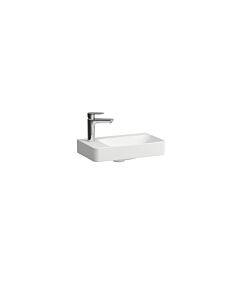 Laufen PRO X Handwaschbecken H8158650001131 48x28cm, mit Hahnlochbank links, 1 Hahnloch links, ohne Überlauf, weiß