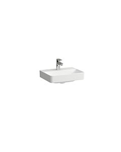 Laufen PRO X Handwaschbecken H8158617571091 45x34cm, ohne Hahnloch, mit Überlauf, weiß matt