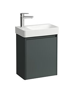 Laufen BASE 2.0 Washbasin Set H8658652661131 , 1 tap hole, without overflow, 480x280 mm, traffic grey