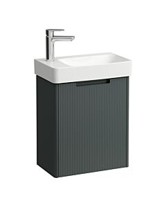 Ensemble lavabo Laufen Juna H8658662661131 , 1 trou de robinetterie, sans trop-plein, 480 x 280 mm, gris trafic