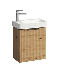 Ensemble lavabo Laufen Juna H8658662671131 , 1 trou de robinetterie, sans trop-plein, 480 x 280 mm, chêne