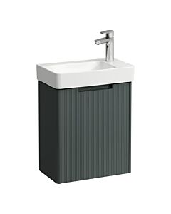 Laufen Juna Waschtisch-Set H8658672661141 1 Hahnloch, ohne Überlauf, 480x280 mm, verkehrsgrau