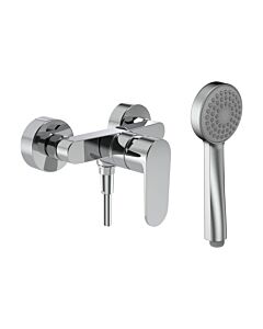Laufen Prox Duscharmatur HF506950100600 m.Schlauch und Handbrause, chrom