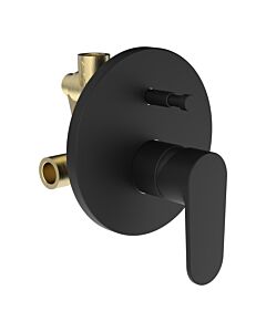Laufen PRO X Unterputz-Bademischer HF506981198000 Fertigmontageset, mit Ventil-Set, Schwarz matt