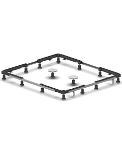 cadre de montage mabo Sanitec EVO1200 101391 pour receveurs de douche de 700 x 700 mm à 1250 x 1250 mm