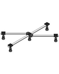 mabo Sanitec shower tray foot DWF GIGA flat 101325 for shower trays from 750 x 800 to 1000 x 1000 mm