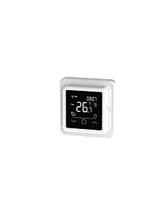 Riberger C16 Clock Thermostat – White Digital Wi-Fi Room Controller including Sensor for Electric Underfloor Heating