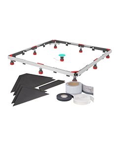 MEPA Duschwannen Set Montagerahmen SF 3S+ 182123 mit ADS, für Stahlduschwannen, rechteckig