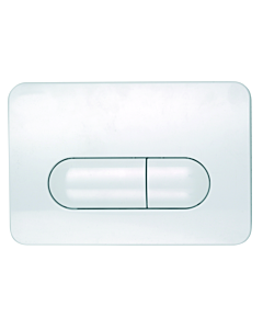 Mepa MEPAspace plaque de déclenchement 420851 pour réservoir encastré B21, blanc , 2 quantités