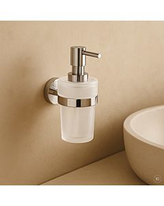 AquaCraft 100 Seifenspender Wandmontage ohne Bohren 10050000-00 mit Glas, chrom