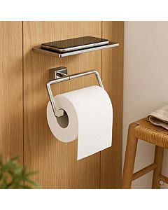 AquaCraft 200 shelf 20010001-00 bathroom accessory, for retrofitting, with silicone pad, chrome