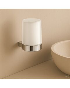 AquaCraft 200 Seifenspender wall mounting 20050000-00 with frosted glass, operated from below, chrome