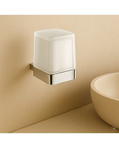AquaCraft 300 Seifenspender wall mounting 30050000-00 with frosted glass, operated from below, chrome