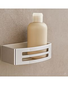 AquaCraft 400 shower basket 40000000-00 straight, white insert removable, chrome