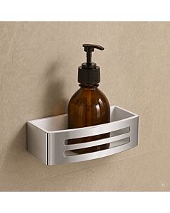 AquaCraft 400 shower basket 40000000-00 straight, white insert removable, chrome
