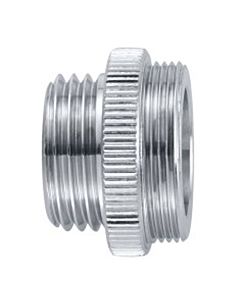 Neoperl Reduziernippel 33NL1011 Messing verchromt, M 24x1x1/2" IG