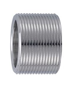 Neoperl Gewinderohr 50050294 Messing vernickelt, AG M 22 x 1/AG M 22 x 1 x 15,5 mm