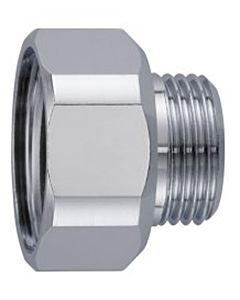 Neoperl reducing nipple 50050494 chrome-plated brass, 2000 / 2 &quot;xAG 3/8&quot;