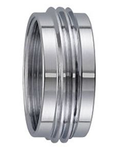 Neoperl Reduziernippel 50435094 Messing verchromt, IG 1/2"xIG M 22xAG 3/4"