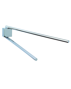 nwb Handtuchhalter Pro 030 P03203 chrom, mit Befestigungstechnik zum Kleben