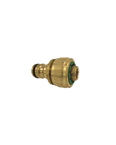 AquaCraft Quick Hose Coupling 1/2 inch 1001000019 Hose connector with push-fit coupling, brass