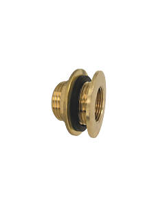 Raccord de réservoir AquaCraft 1001000097, filetage femelle 1/2&quot; et filetage mâle 3/4&quot;, laiton, pour récupérateur d&#39;eau de pluie.