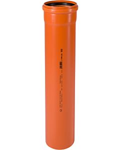 Ostendorf kg KG pipe SN 4 Coex 220000 DN/OD 110 x 3.2 mm, 500 mm, with sleeve