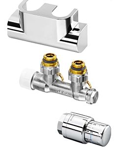 Oventrop kit de connexion 1184284 coin, chromé, Uni SH