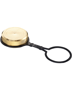 Oventrop locking cap 1010999 G 5/8, without fastening loop, brass