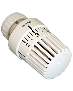 Oventrop Thermostatkopf Uni LD 1011475 weiss, Klemmverbinder mit Überwurfmutter