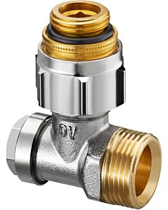 Oventrop Combi 3 1016575 G 2000 / 2 AGxRp 2000 / 2 IG, laiton nickelé