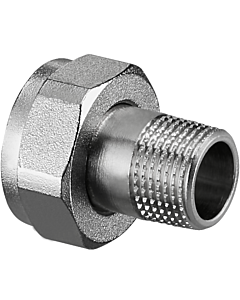 Oventrop Verschraubung 1019306 DN 20 (G 1 ÜMxR 3/4 AG), Messing vernickelt