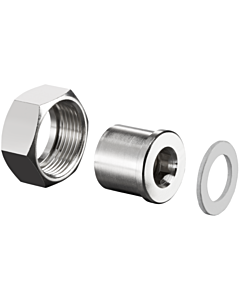 Oventrop vis match0 1019384 DN 15, G 2000 / 2 IG / ÜM G 7/8 IG, joint plat, à la ligne de dérivation